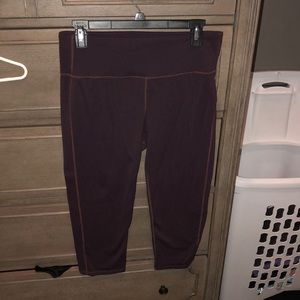 Maroon Athleta Leggings